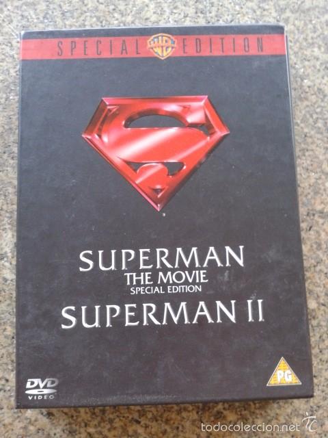 Cine: DVD -- SUPERMAN THE MOVIE / SUPERMAN II -- ESPECIAL EDICION - EDICION INGLESA -- 2 DISCOS --