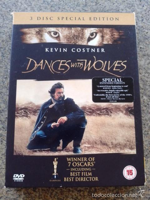 Cine: DVD -- DANCES WITH WOLVES -- BAILANDO CON LOBOS -- EDICION INGLESA - ESPECIAL EDICION 3 DISCOS --