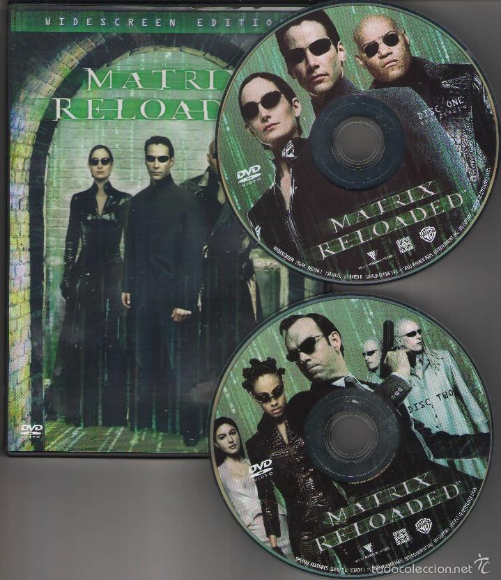 Cinema: DVD The Matrix Reloaded - DVD X 2 -  2003 - edicion extranjera - zona 1 -no espa&ntilde;ol