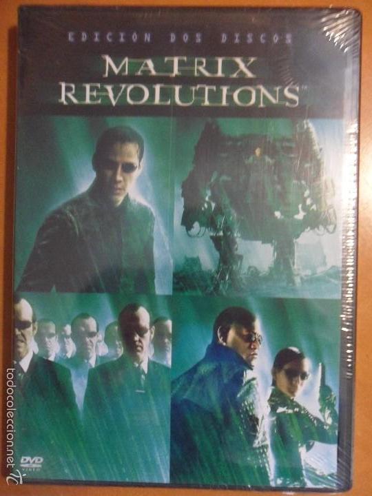 Cine: MATRIX REVOLUTIONS. EDICION DOS DISCOS. DVD DE LA PELICULA. NUEVO A ESTRENAR.