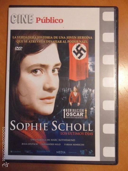 Cin&eacute;ma: SOPHIE SCHOLL. LOS ULTIMOS DIAS. DVD DE LA PELICULA DE MARC ROTHEMUND.