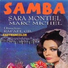 Cine: SAMBA - SARITA MONTIEL ,MOACYR DERIQUEN DVD NUEVO