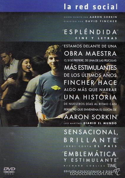Cine: DVD LA RED SOCIAL (EDICI&Oacute;N COLECCIONISTA 2 DISCOS)