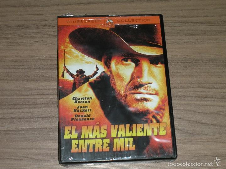 Cine: el MAS VALIENTE ENTRE MIL DVD Charlton Heston NUEVA PRECINTADA