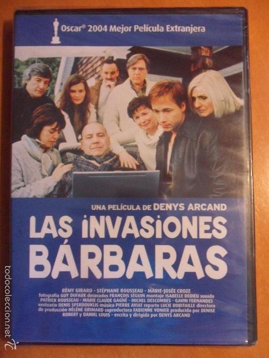 Cine: LAS INVASIONES BARBARAS. DVD DE LA PELICULA DE DENYS ARCAND. NUEVA A ESTRENAR.