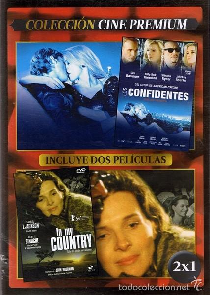 Cinema: DVD LOS CONFIDENTES & IN MY COUNTRY  ( CAJA SLIM)