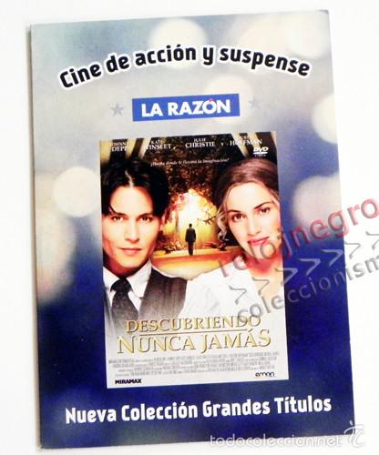 Cine: DESCUBRIENDO NUNCA JAM&Aacute;S DVD PEL&Iacute;CULA BARRIE AUTOR DE PETER PAN DEPP WINSLET HOFFMAN CHRISTIE EXTRAS
