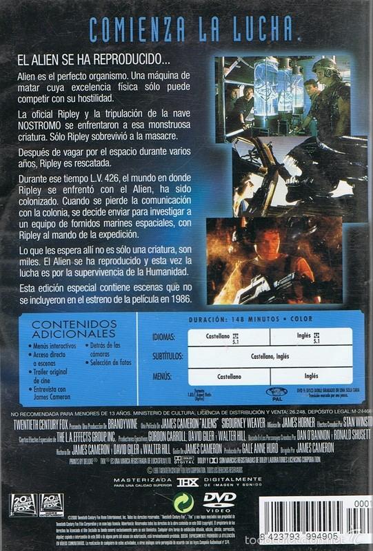 Cine: DVD ALIENS - Foto 2