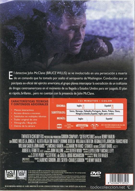 Cine: DVD LA JUNGLA 2  BRUCE WILLIS - Foto 2