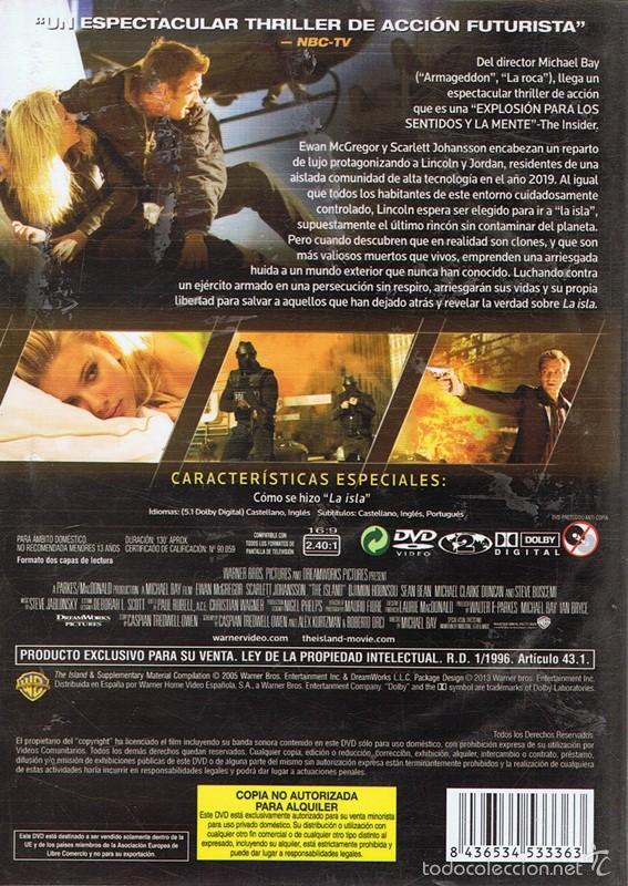 Cine: DVD LA ISLA EWAN MCGREGOR - Foto 2