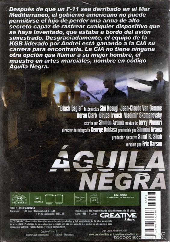 dvd águila negra jean claude van damme - Buy DVD movies on todocoleccion