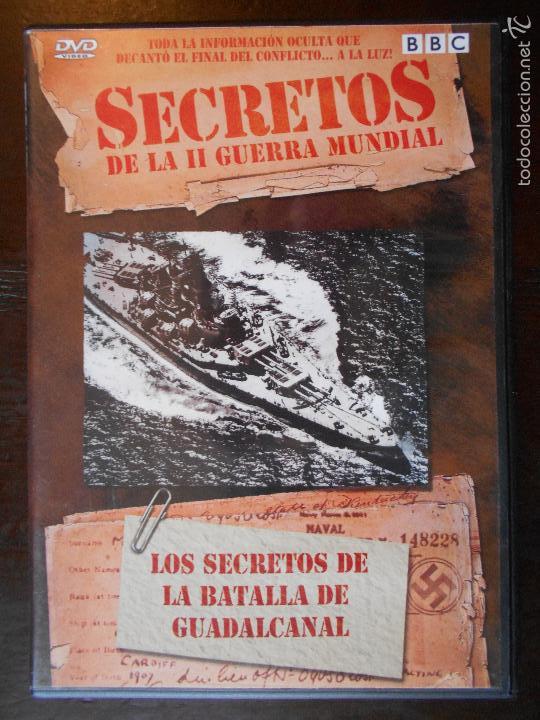 Cin&eacute;ma: DVD SECRETOS DE LA II GUERRA MUNDIAL - LOS SECRETOS DE LA BATALLA DE GUADALCANAL - COMO NUEVA (4R)