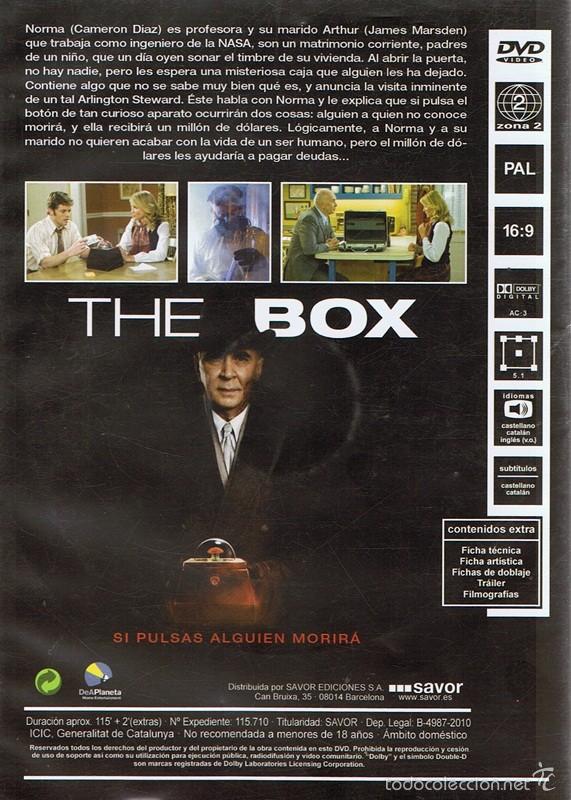 Cine: DVD THE BOX CAMERON DIAZ - Foto 2