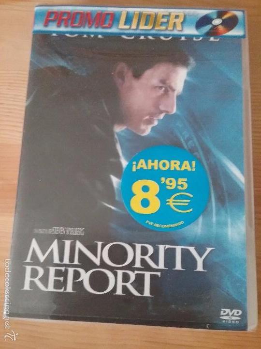 Cinema: Dvd minority report, s&oacute;lo usado una vez.
