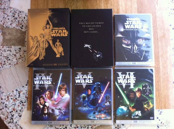 Cine: STAR WARS LA GUERRA DE LAS GALAXIAS TRILOG&Iacute;A DVD CON EXTRAS.EDICI&Oacute;N DORADA DESCATALOGADA