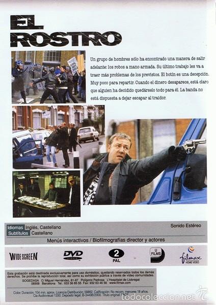 Cine: DVD EL ROSTRO  ROBERT CARLYLE - Foto 2