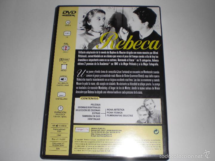 Cine: REBECA. DVD - Foto 2
