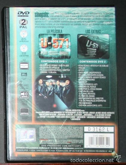 Cine: DVD - U-571 - 2000 - DIR. JONATHAN MOSTOW - Foto 4