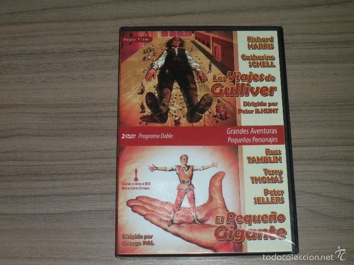Cinema: Pack 2 DVD LOS VIAJES DE GULLIVER y EL PEQUE&Ntilde;O GIGANTE 2 DVD Usada COMO NUEVA