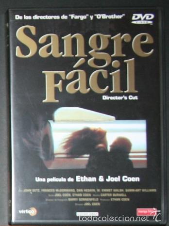 Cin&eacute;ma: DVD - SANGRE F&Aacute;CIL - 1984 - DIR. ETHAN & JOEL COEN