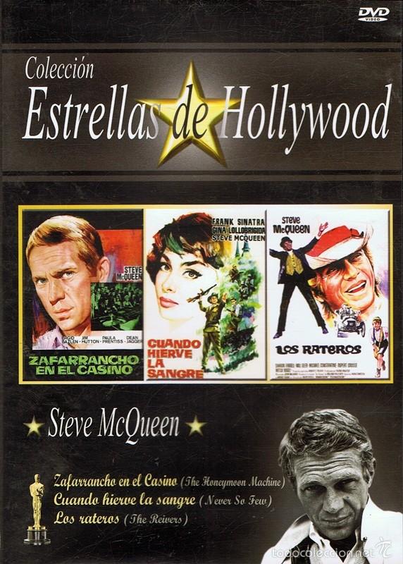 Cinema: DVD STEVE MCQUEEN COLECCI&Oacute;N ESTRELLAS DE HOLLYWOOD (3 PEL&Iacute;CULAS)