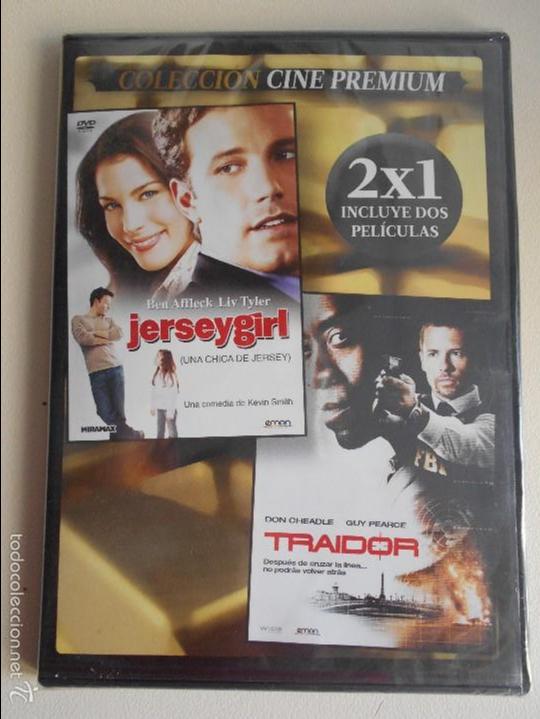 Kino: JERSEYGIRL / TRAIDOR. COLECCION CINE PREMIUM. DVD CON 2 PELICULAS NUEVO A ESTRENAR. ESTUCHE FINO.
