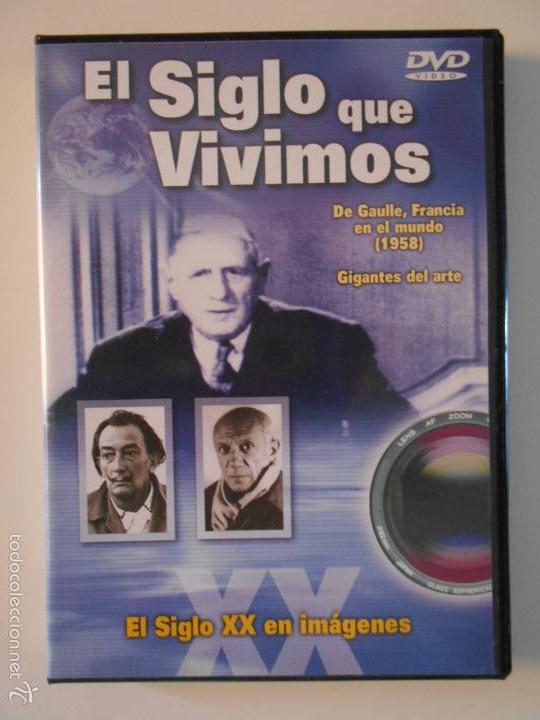 Cinema: DVD EL SIGLO QUE VIVIMOS - DE GAULLE, FRANCIA EN EL MUNDO (1958) - GIGANTES DEL ARTE -COMO NUEVA (2S