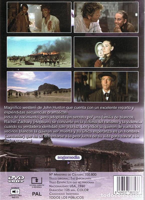 Cine: DVD LOS QUE NO PERDONAN BURT LANCASTER - Foto 2
