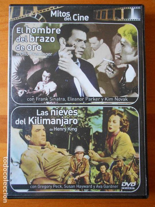 Cinema: DVD EL HOMBRE DEL BRAZO DE ORO / LAS NIEVES DEL KILIMANJARO (V3)