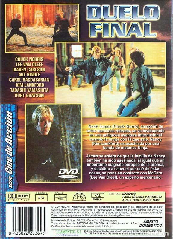 Cine: DVD DUELO FINAL CHUCK NORRIS & LEE VAN CLEEF - Foto 2
