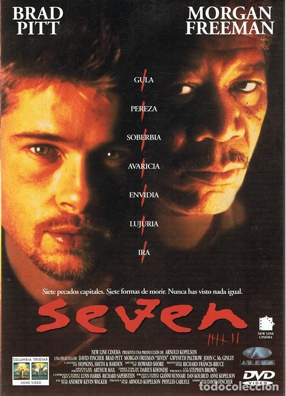 Cine: DVD SEVEN  BRAD PITT & MORGAN FREEMAN - Foto 1