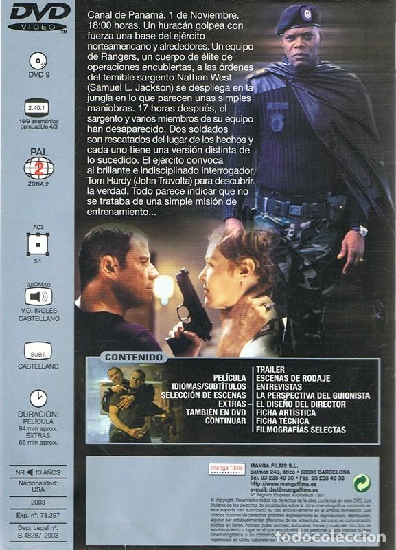 Cine: DVD BASIC  JOHN TRAVOLTA & SAMUEL L. JACKSON - Foto 2