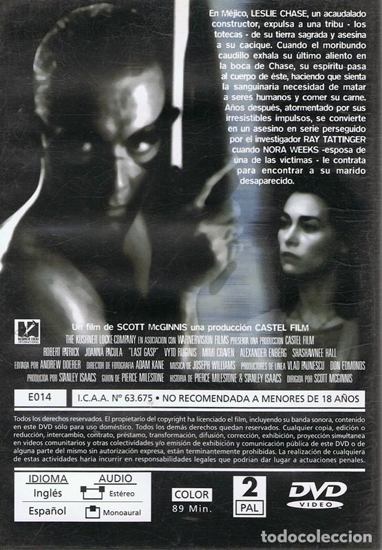 Cine: DVD EL ULTIMO ALIENTO  ROBERT PATRICK - Foto 2