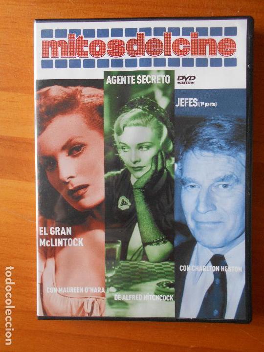 Cinema: DVD EL GRAN MCLINTOCK / AGENTE SECRETO / JEFES (1&ordf; PARTE) (C5)