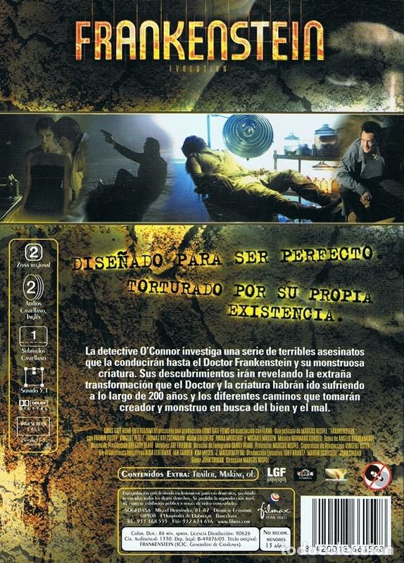 Cine: DVD FRANKENSTEIN EVOLUTION PARKER POSEY - Foto 2