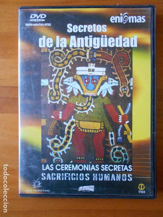 Cine: DVD LAS CEREMONIAS SECRETAS - SACRIFICIOS HUMANOS - SECRETOS DE LA ANTIG&Uuml;EDAD 4 (M5)