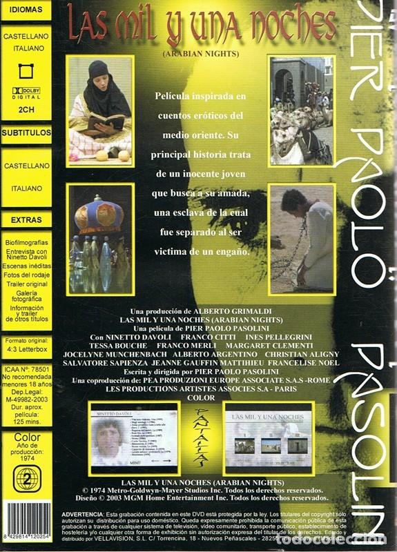 Cine: DVD LAS MIL Y UNA NOCHES - Foto 2