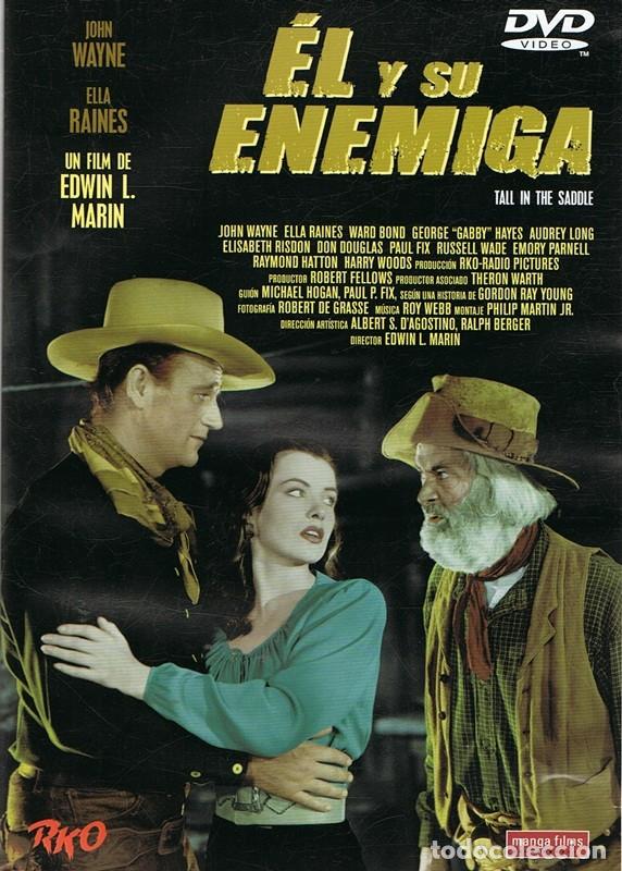 Cine: DVD &Eacute;L Y SU ENEMIGA  JOHN WAYNE - Foto 1