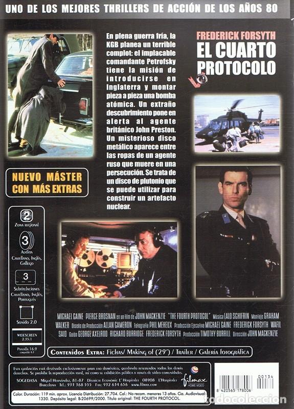 Cine: DVD EL CUARTO PROTOCOLO  MICHAEL CAINE - Foto 2
