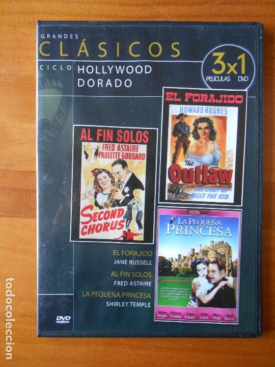 Kino: DVD CICLO HOLLYWOOD DORADO - EL FORAJIDO / AL FIN SOLOS / LA PEQUE&Ntilde;A PRINCESA - CAJA SLIM (G5)