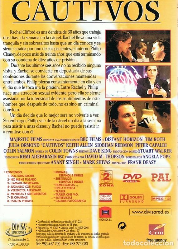 Cine: DVD CAUTIVOS  TIM ROTH  & JULIA ORMOND - Foto 2