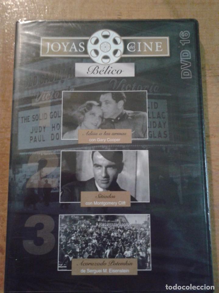 Kino: ADIOS A LAS ARMAS / SITIADOS / ACORAZADO POTEMKIN -- BELICO -- DVD -- NUEVO --