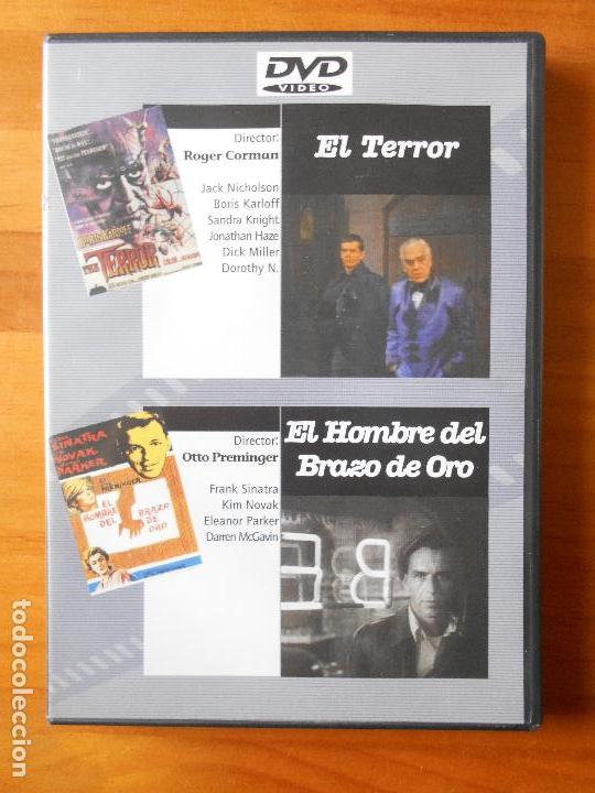 Cin&eacute;ma: DVD EL TERROR / EL HOMBRE DEL BRAZO DE ORO (R5)