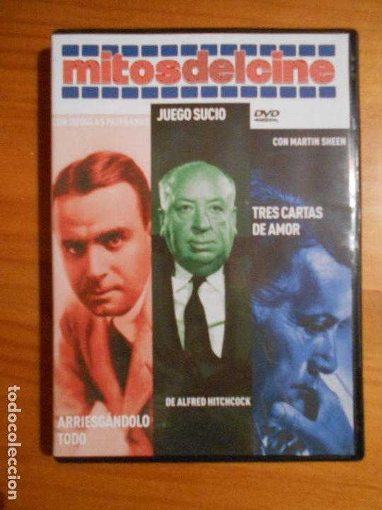 Cinema: DVD ARRIESGANDOLO TODO / JUEGO SUCIO / TRES CARTAS DE AMOR (B6)