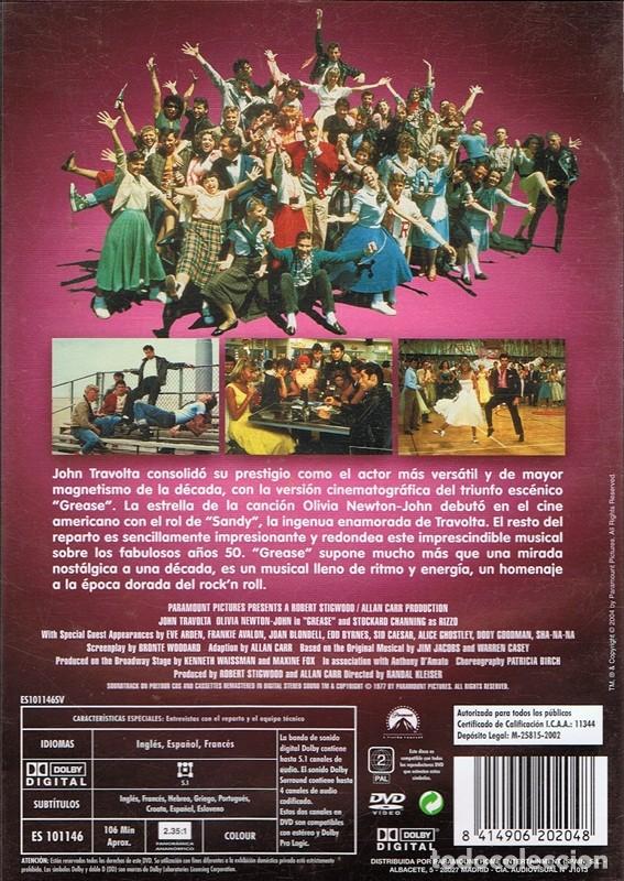 Cine: DVD GREASE  JOHN TRAVOLTA - Foto 2