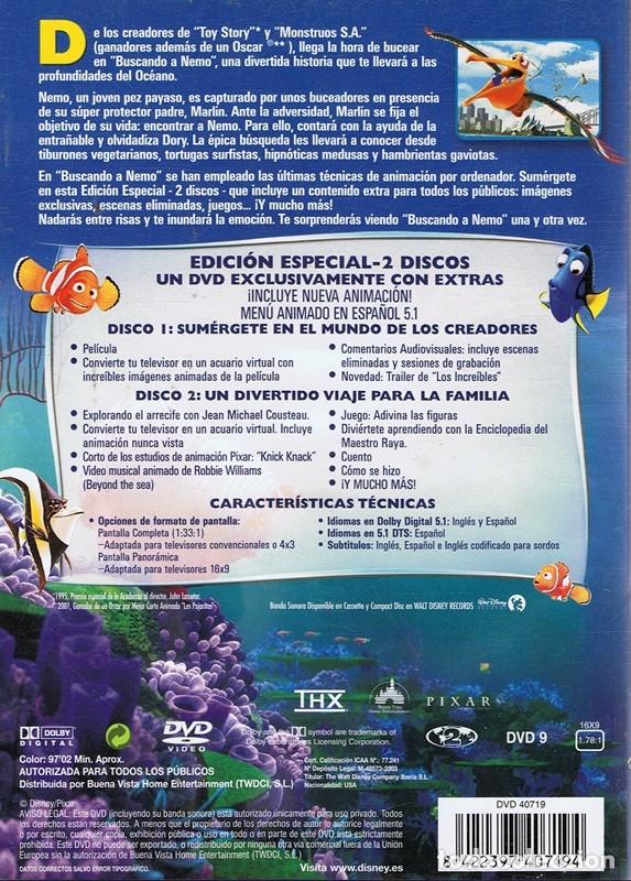 Dvd Buscando A Nemo (edición Especial 2 Discos - Comprar Películas En ...