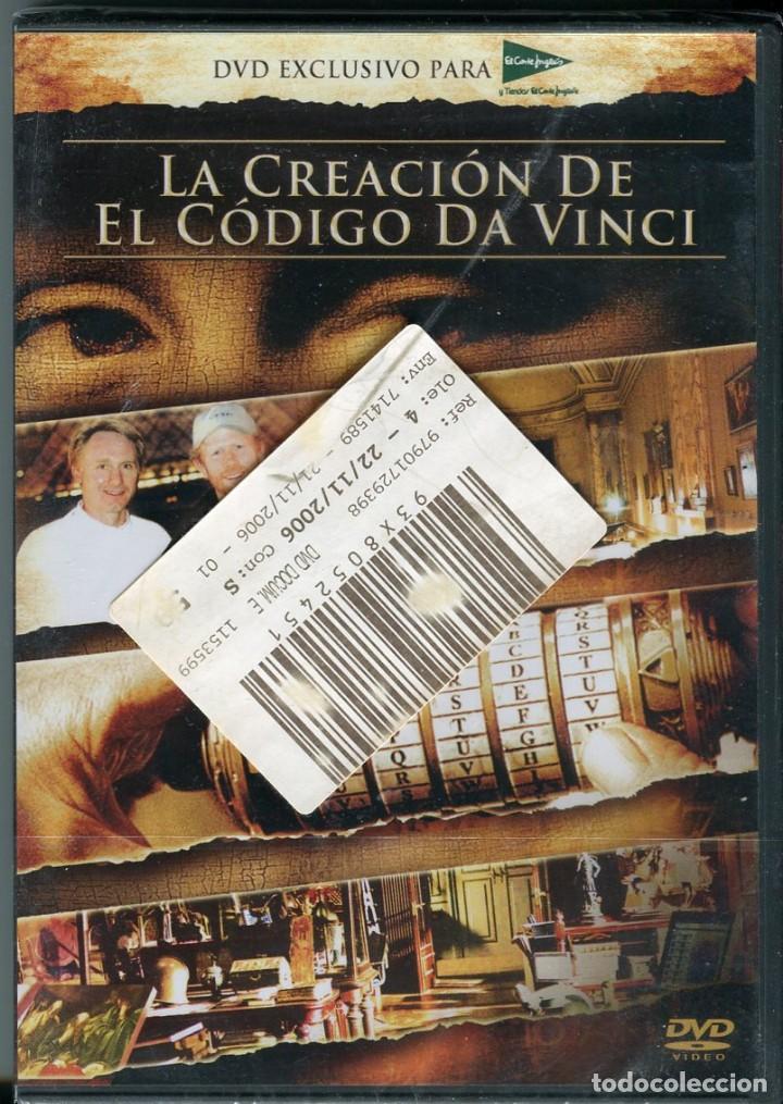 Cine: LA CREACION DE EL CODIGO DA VINCI DVD EXCLUSIVO PARA EL CORTE INGLES. PRECINTADA