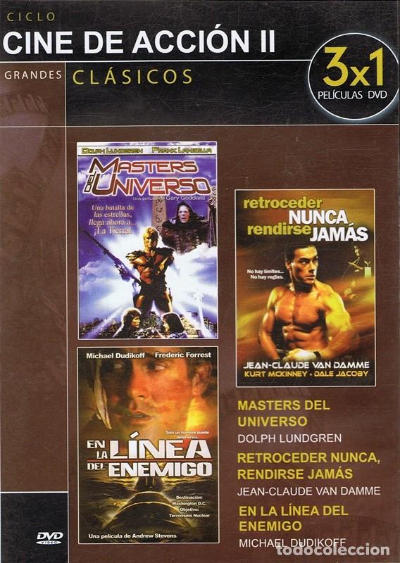 Cinema: DVD CINE DE ACCI&Oacute;N II  3 PEL&Iacute;CULAS