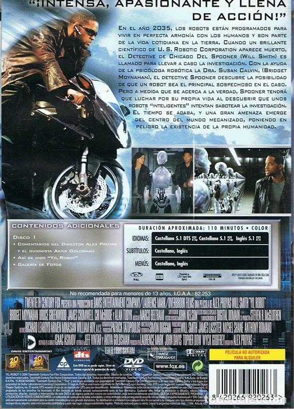 Cine: DVD YO,ROBOT  WILL SMITH - Foto 2