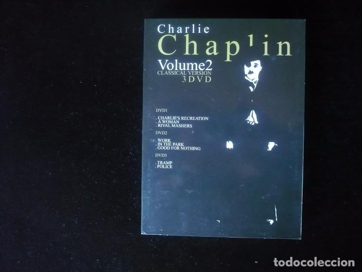 Cine: charlie chaplin volume 2, classical version 3 dvd - como nuevos